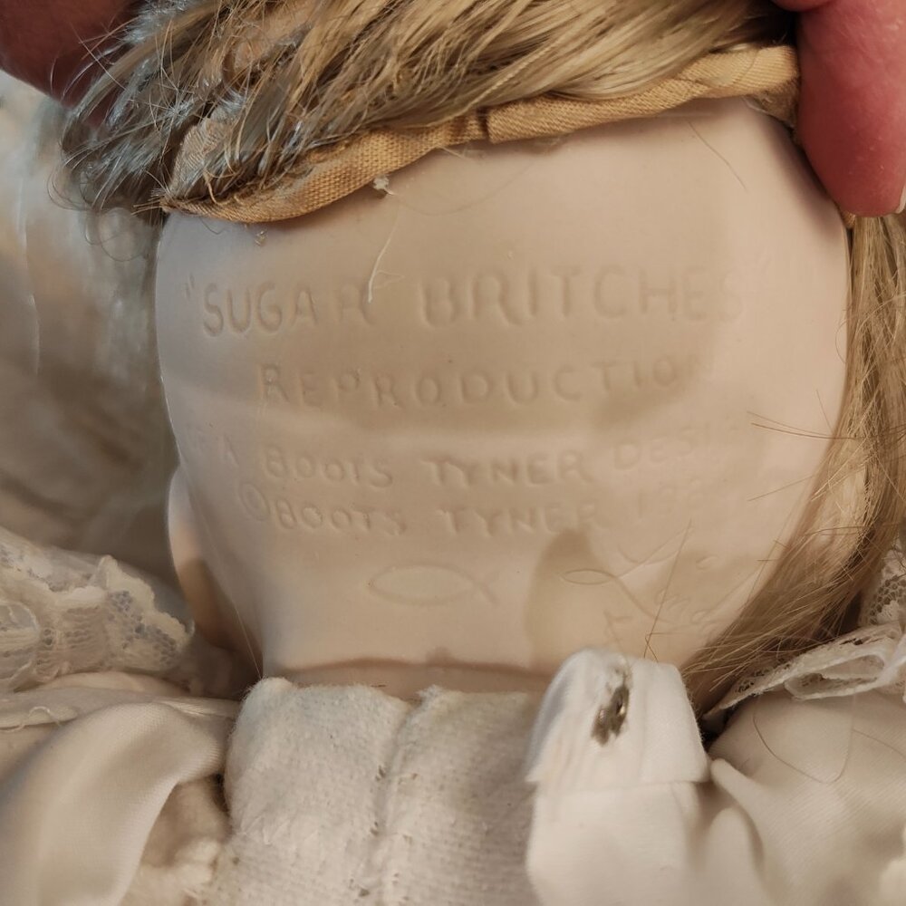 Sugar Britches Reproduction 1991,Linda Edwards Baby Doll, Used - Picture 15 of 16